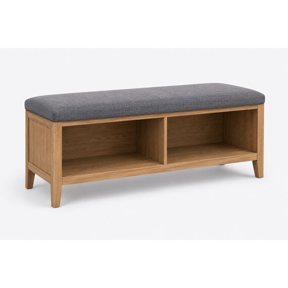Haven Twin-Bay Storage Bench — design preview