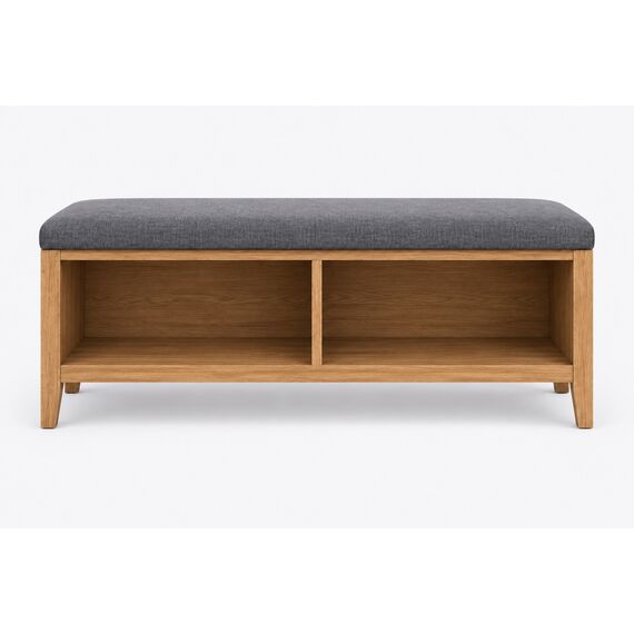 Haven Twin-Bay Storage Bench — design preview