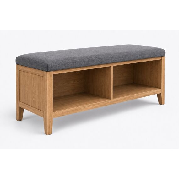Haven Twin-Bay Storage Bench — design preview