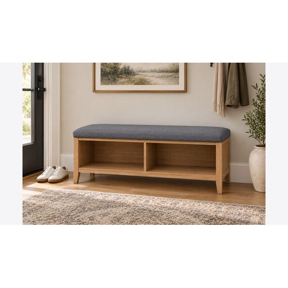 Haven Twin-Bay Storage Bench — design preview