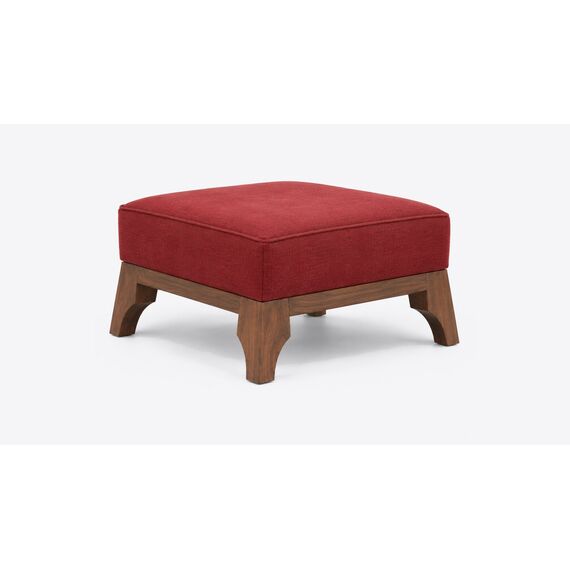 Mehrab Crescent-Leg Pouf Ottoman — design preview