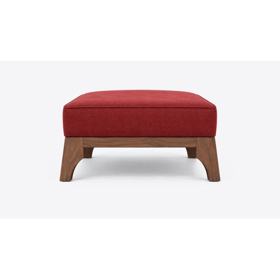 Mehrab Crescent-Leg Pouf Ottoman — design preview