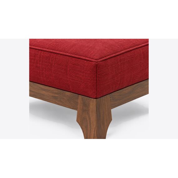 Mehrab Crescent-Leg Pouf Ottoman — design preview