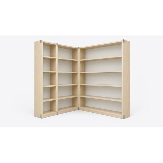 Nile Modular Corner Book Wall — design preview