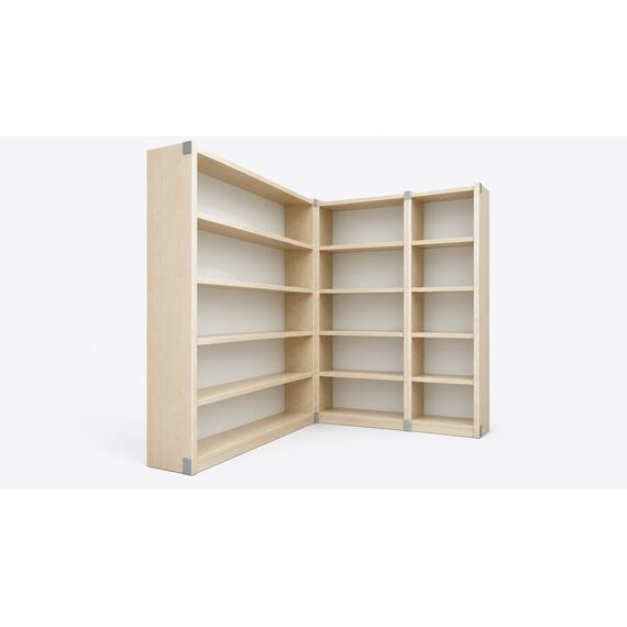 Nile Modular Corner Book Wall — design preview