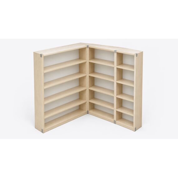 Nile Modular Corner Book Wall — design preview