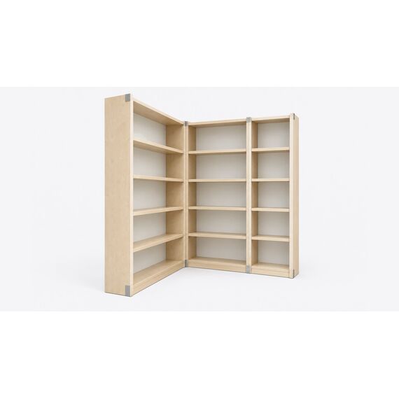 Nile Modular Corner Book Wall — design preview