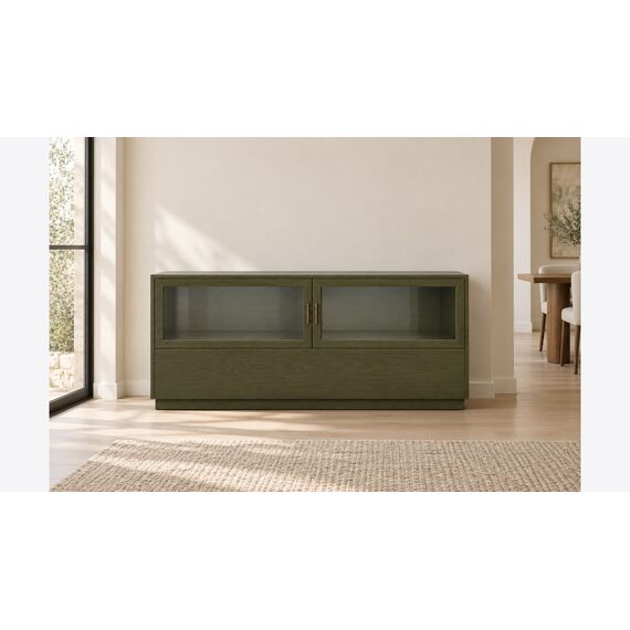 Aftab Low Curio Cabinet — design preview