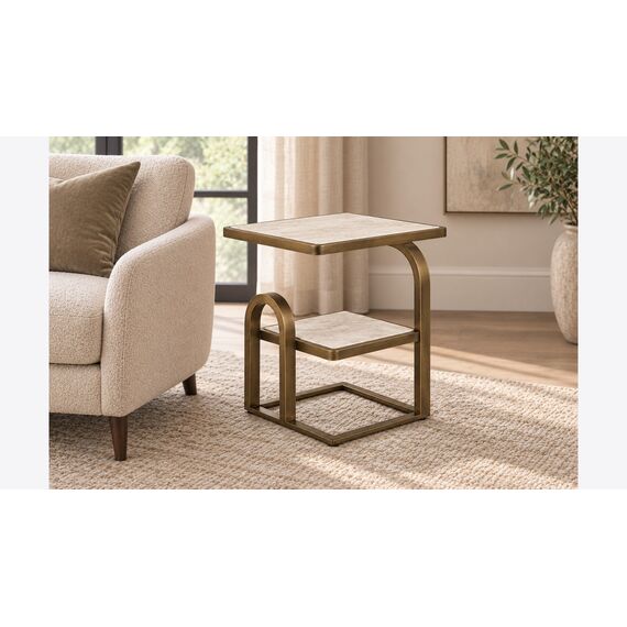 Saqib Two-Tier Side Table — design preview