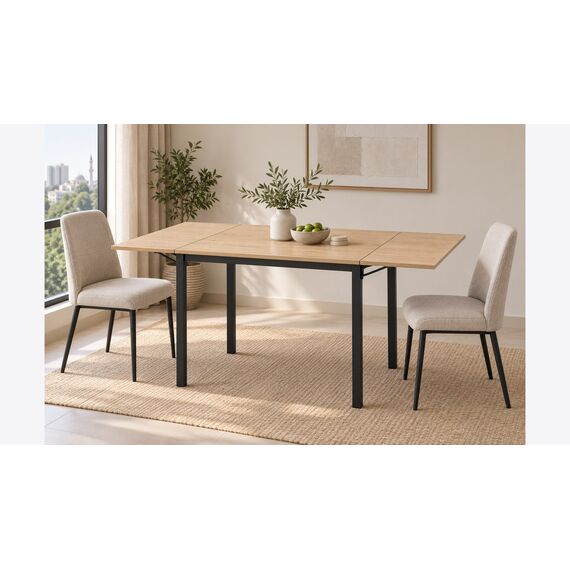 Lahore Fold-Leaf Dining Table — design preview