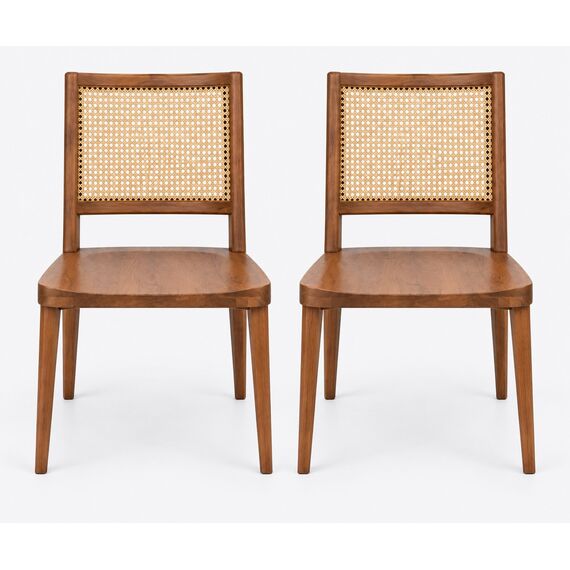 Gulzar Cane-Panel Dining Chair Pair — design preview