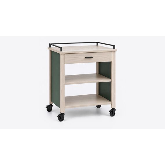 Mitti Two-Tone Kitchen Cart — design preview