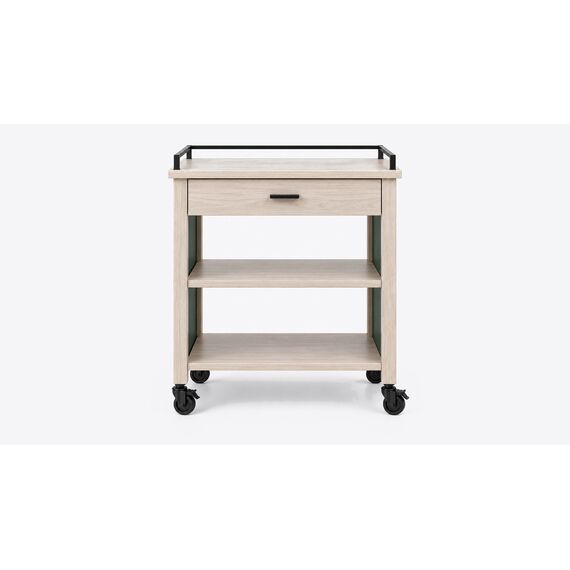 Mitti Two-Tone Kitchen Cart — design preview