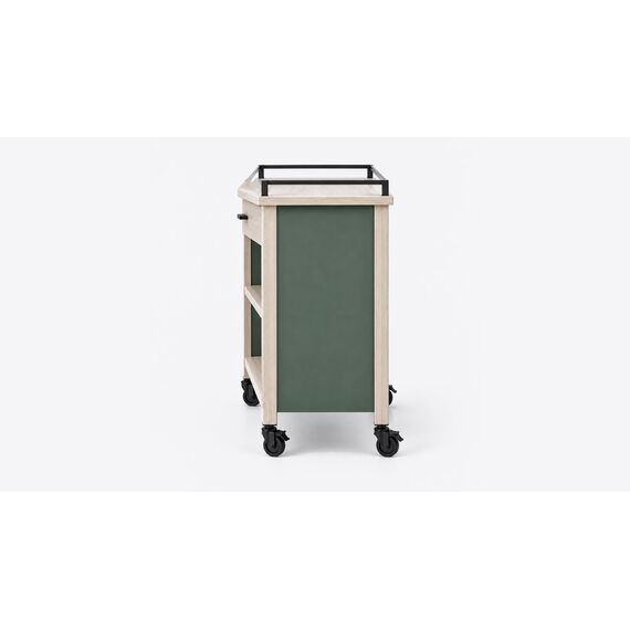 Mitti Two-Tone Kitchen Cart — design preview