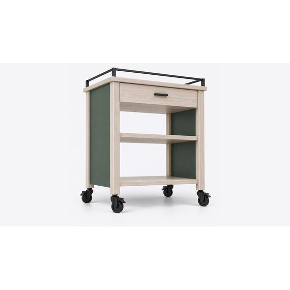 Mitti Two-Tone Kitchen Cart — design preview
