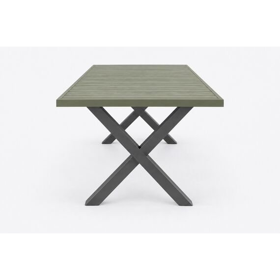 Barish Slatted Courtyard Dining Table — design preview