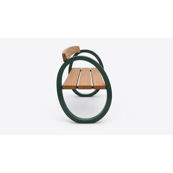 Barkat Loop-Frame Garden Bench — design preview
