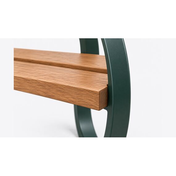 Barkat Loop-Frame Garden Bench — design preview
