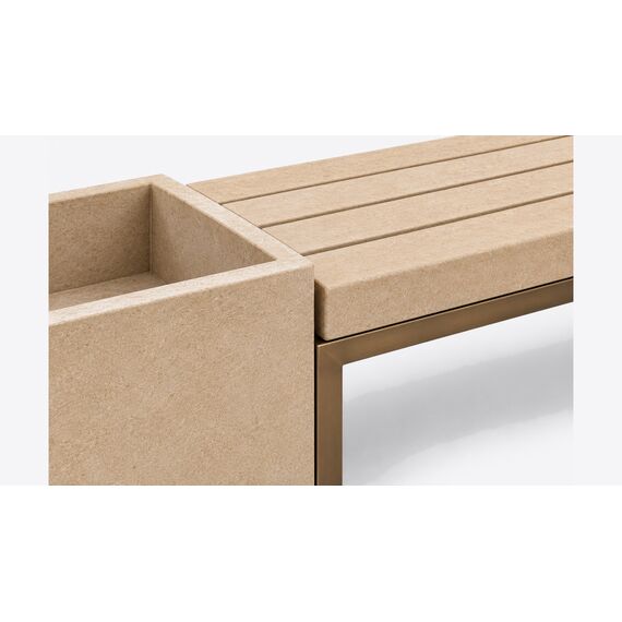 Dhoop Courtyard Planter Bench — design preview