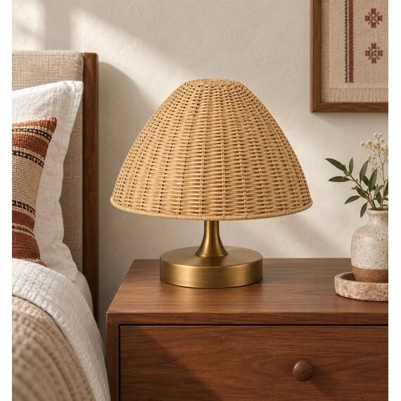 Roshni Woven-Dome Table Lamp — design preview