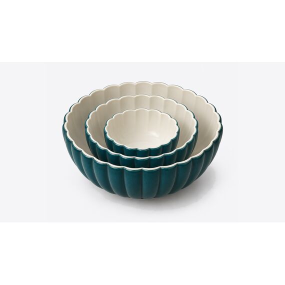 Katori Carved-Edge Serving Bowl Set — design preview