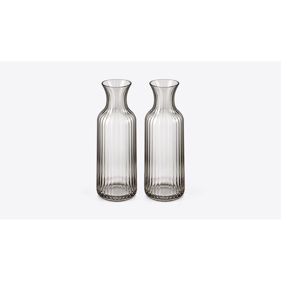 Narm Ribbed Glass Carafe Pair — design preview