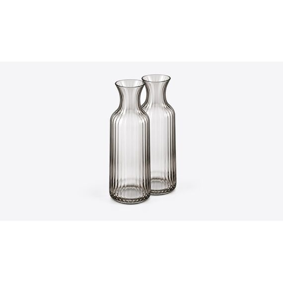 Narm Ribbed Glass Carafe Pair — design preview