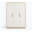 Safa 3-Door Wardrobe — laminate and hardware detail