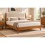 Nisa Mid-Century Queen Platform Bed — design preview