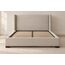 Linden Upholstered Bed with Wing Headboard — design preview