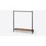 Zahir Freestanding Garment Rail with Shoe Shelf — design preview