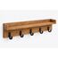 Cedar Wall Entry Rail with Parcel Ledge — design preview