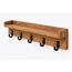 Cedar Wall Entry Rail with Parcel Ledge — design preview