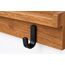 Cedar Wall Entry Rail with Parcel Ledge — design preview