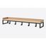 Cedar Wall Entry Rail with Parcel Ledge — design preview