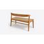 Baithak Curved-Back Dining Bench — design preview