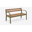 Kikar Twin-Rail Garden Bench — design preview
