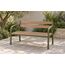 Kikar Twin-Rail Garden Bench — design preview