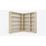 Nile Modular Corner Book Wall — design preview