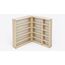 Nile Modular Corner Book Wall — design preview