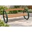 Barkat Loop-Frame Garden Bench — design preview